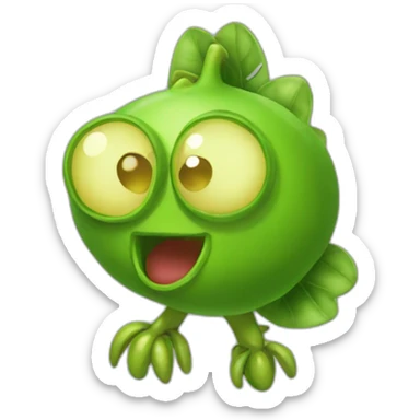 pvz peashooter sticker