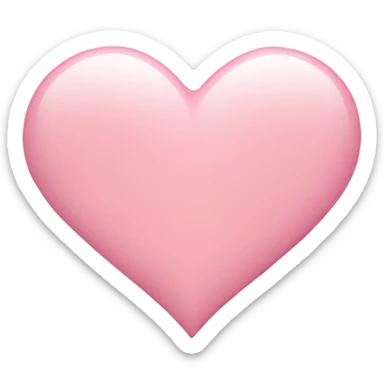 Corazón light Pink sticker