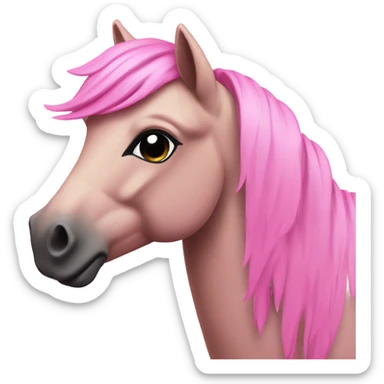 A member of the pink pony club sticker