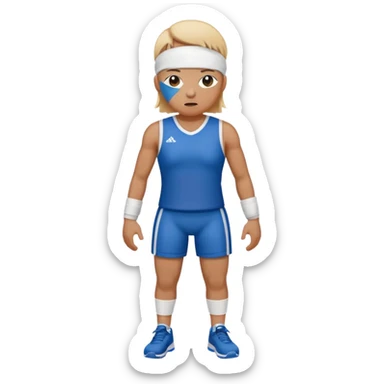 sport test (injury test) sticker