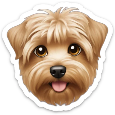 yorkiepoo sticker