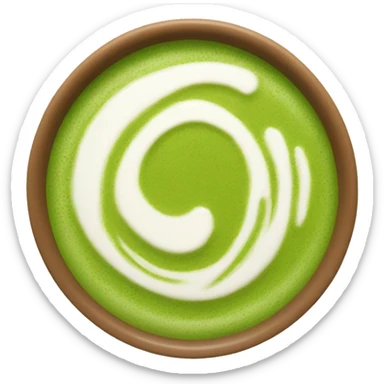 matcha latte sticker