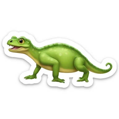 Metoposaurus amphibian sticker