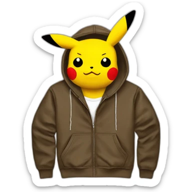 Pikachu Travis Scott shoes ovo drake hoodie sticker