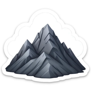 Dark Grey Mountain from Film Studios sticker