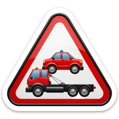 towing zone sticker