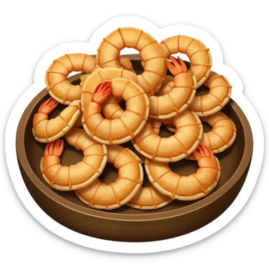 Tortillitas De Camarones cádiz food sticker