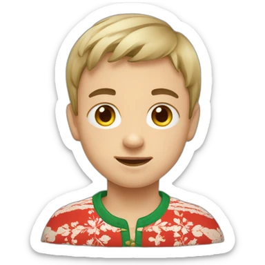 belarussian boy sticker