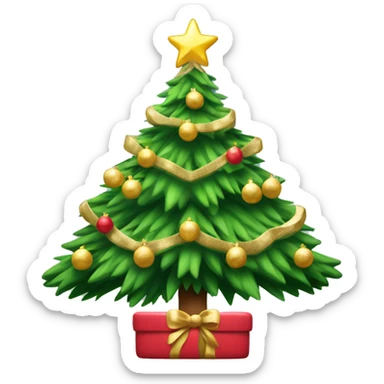 Magnifique sapin de Noël  sticker