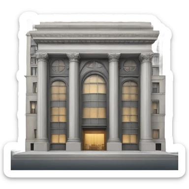 Wall Street building sticker