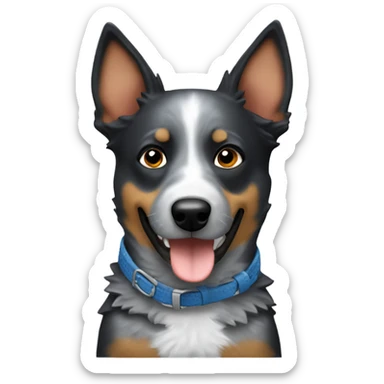 Australian blue heeler dog sticker