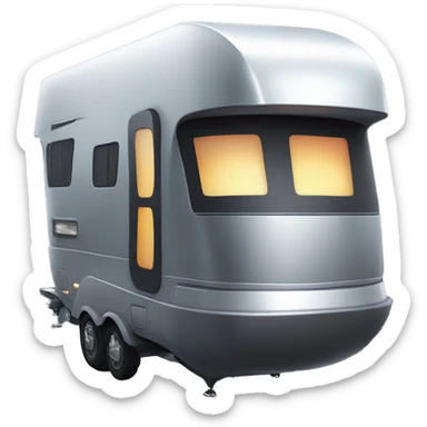 a futuristic RV called Darkboat (opposite of lightship) sticker