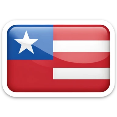 Puerto rico flag sticker