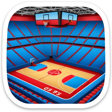 basketball stadium (#00A3E0) and red (#F9423A) sticker