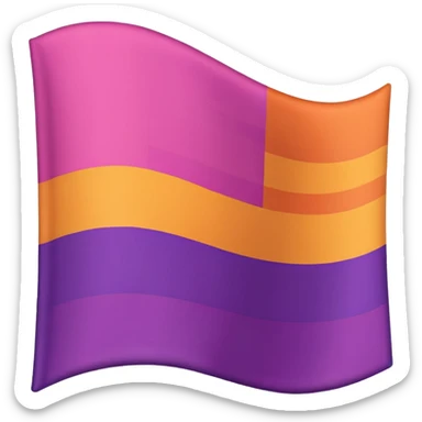 Lesbian flag sticker