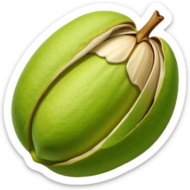 Backed pistachio  sticker