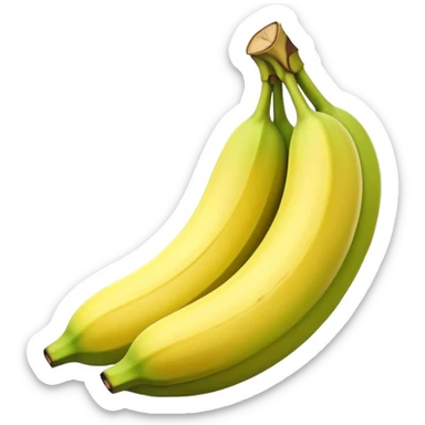 Fresh greenGreeN banana sticker