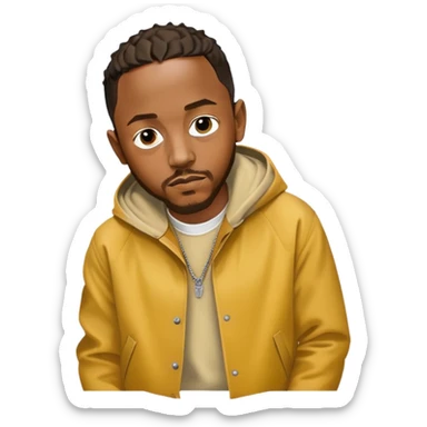 Kendrick Lamar mustard sticker