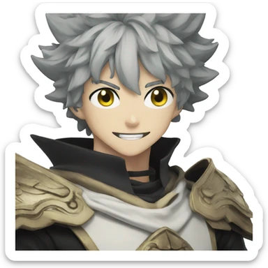 Asta black clover sticker