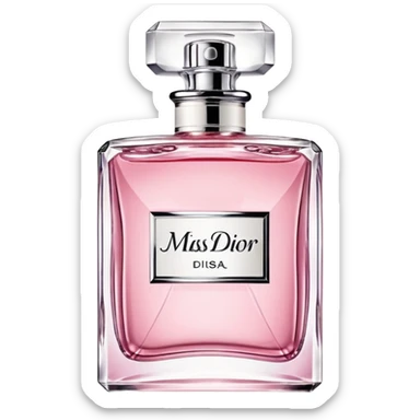 miss dior perfume sticker