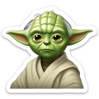 no more you shall say yoda sticker