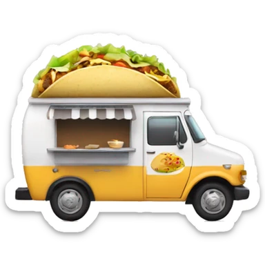 foodtruck tacos sticker