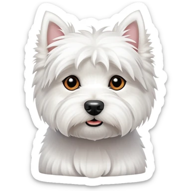 West highland white terrier sticker