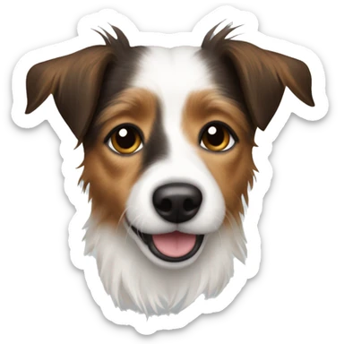 Jack Russell Terrier long haired sticker