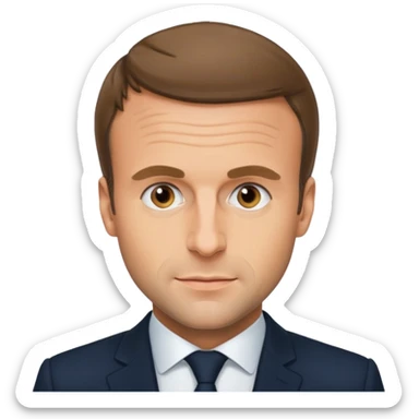 Macron sticker