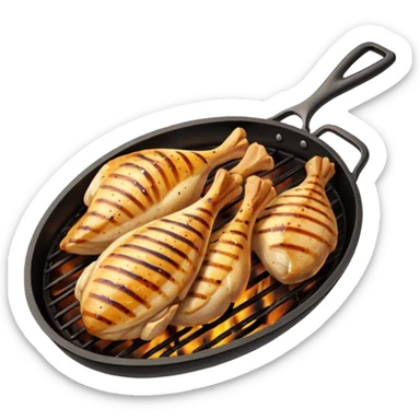 one Grilled Chicken breast sticker