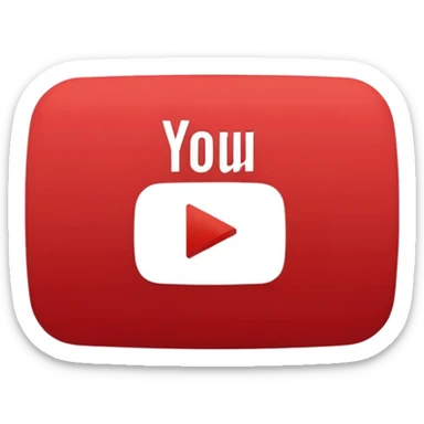 youtube logo play button animated you tube text sticker