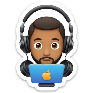 Make a logo for Deejay Harris  sticker