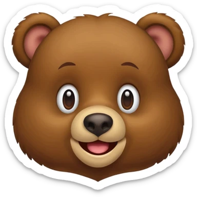 Generate all defaults emojis but with dudu bear face sticker