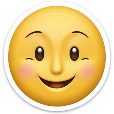 Emoji, smiley face with 1 eye closed sticker