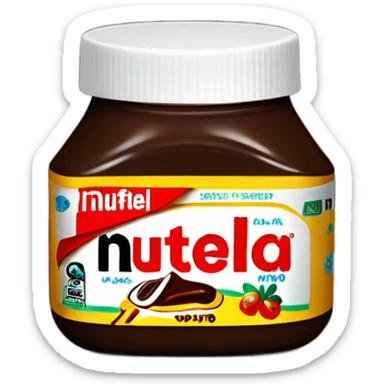 nutella but knowledge spread sticker