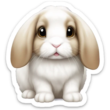 Bunny holland lop sticker