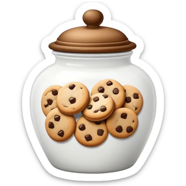 Cookie jar sticker