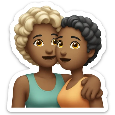 Lesbian couple  sticker