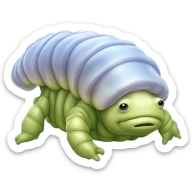 Imagem realista de um tardigrado  sticker