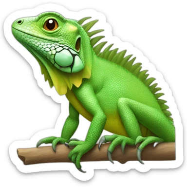 iguana sticker