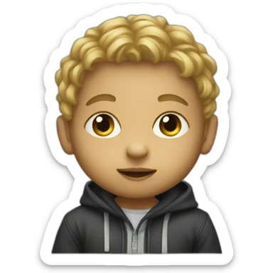 a pro hacker baby sticker