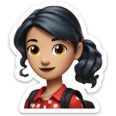 Marinette from Miraculous  sticker