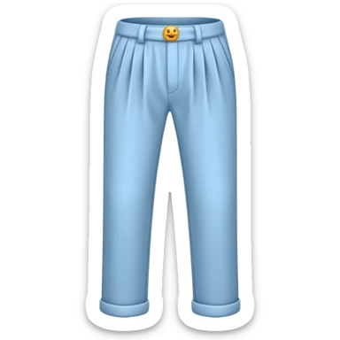 pantalones: blancos sticker