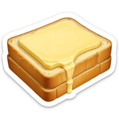  butter on bread sticker
