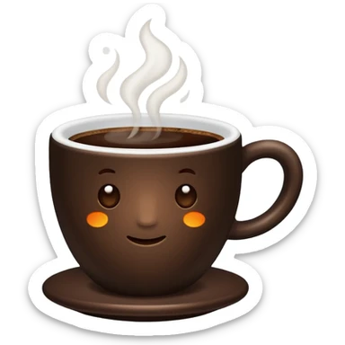 MAKE ONE CUP COFFEE EMOJI sticker