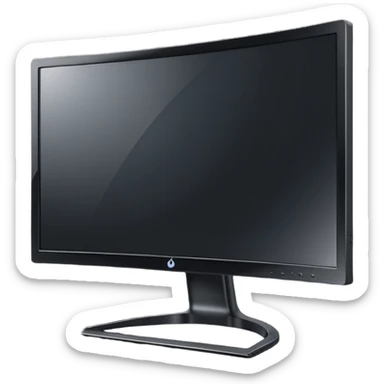 big gaming monitor sticker