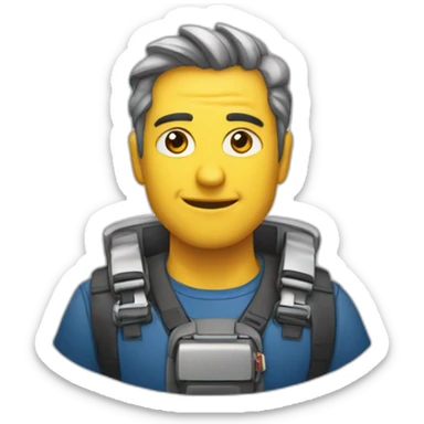 faça um quebra mola "tecnológico" sticker