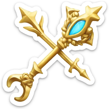 Technomancy Aether-Holy Wand (Supra-Technomancy Righteousness) x 6447898873e56087. sticker