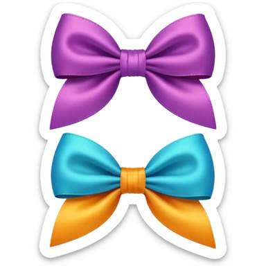 Moños lindos sticker