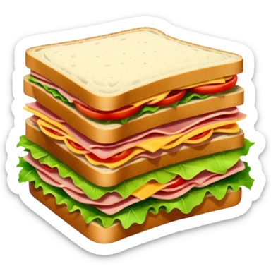 Sandwich sticker